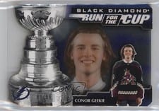 2024-25 Upper Deck Black Diamond Run for the Cup Conor Geekie #RUN-GE card