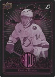 2024-25 Upper Deck Oracles Conor Geekie #O-60 card