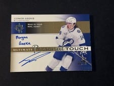 2024-25 Upper Deck Ultimate Collection Ultimate Personal Touch Signatures - NHL Hero Conor Geekie #PTS-GE card