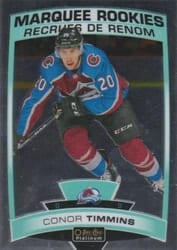 2019-20 O-Pee-Chee Platinum Base Set Conor Timmins #169 card