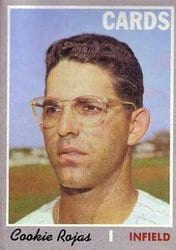 1970 Topps Base Set Cookie Rojas #569 card