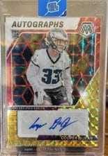 2024 Panini Mosaic Autographs Mosaic Cooper DeJean #AM-CDN card