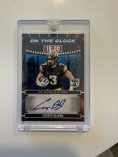 2024 Panini Prestige On the Clock Signatures Cooper DeJean #OTC-CDN card