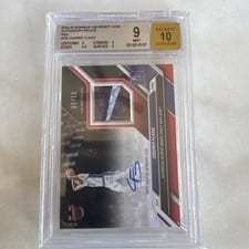 2024-25 Bowman U Now Autograph Relics Red Cooper Flagg #1B card