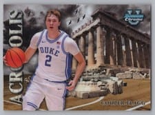 2024-25 Bowman University Chrome Acropolis Cooper Flagg #A-1 card