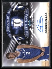 2024-25 Bowman University Chrome Campus Visits Autographs Cooper Flagg #CVA-CF card
