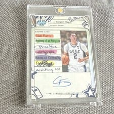 2024-25 Bowman University Chrome Course Load Autographs Cooper Flagg #CLA-CF card