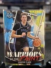 2024-25 Bowman University Chrome Warriors of the Paint Cooper Flagg #WP-7 card