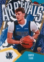 2025-26 Finest Arrivals Cooper Flagg #A-1 card