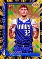 2025-26 Topps Chrome Radiating Rookies Cooper Flagg #RR-1 card