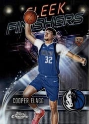 2025-26 Topps Chrome Sleek Finishers Cooper Flagg #SF-21 card