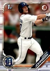 2019 Bowman Draft Base Set Cooper Johnson #BD-200 card