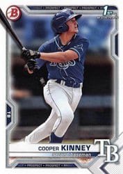 2021 Bowman Draft Base Set Cooper Kinney #BD-127 card