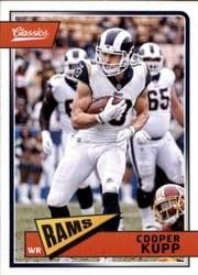 2018 Panini Classics Base Set Cooper Kupp #91 card