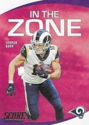 2020 Score In the Zone Cooper Kupp #IZ-CK card
