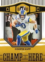 2022 Donruss Champ is Here Cooper Kupp #CIH-1 card