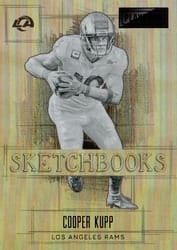 2022 Panini Playbook Sketchbooks Cooper Kupp #18 card