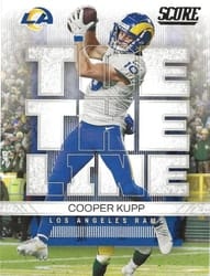 2022 Score Toe the Line Cooper Kupp #TL-CK card