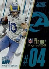 2023 Score Top 100 Cooper Kupp #4 card