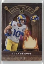 2022 Donruss Passing the Torch Jerseys Cooper Kupp / Isaac Bruce #PTTJ-17 card