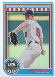 2025 Panini Stars & Stripes Base Set Cooper Rummel #100 card