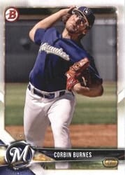 2018 Bowman Prospects Corbin Burnes #BP132 card