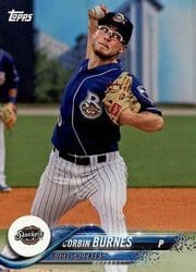 2018 Topps Pro Debut Base Set Corbin Burnes #7 card