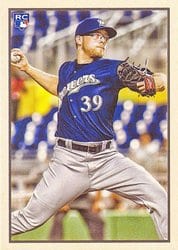 2019 Bowman Heritage Base Set Corbin Burnes #53VR-108 card