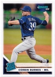 2019 Donruss Base Set Corbin Burnes #33 card