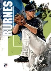 2019 Topps Fire Base Set Corbin Burnes #68 card