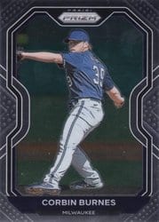 2021 Panini Prizm Base Set Corbin Burnes #128 card
