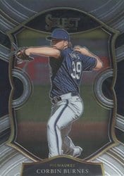 2021 Panini Select Base Set Corbin Burnes #100 card