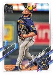 2021 Topps Base Set Corbin Burnes #619 card