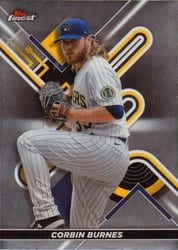 2022 Finest Base Set Corbin Burnes #67 card