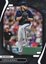2022 Panini Absolute Base Set Corbin Burnes #38 card