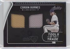 2022 Panini Absolute Tools of the Trade 2 Swatch Corbin Burnes #TTT2-CB card