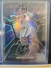 2022 Panini Chronicles Spectra Deep Space Signatures Corbin Burnes #DSS-CB card