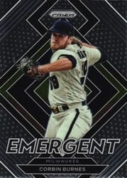 2022 Panini Prizm Emergent Corbin Burnes #E-14 card