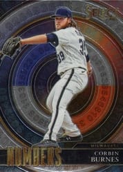 2022 Panini Select Numbers Corbin Burnes #SN7 card