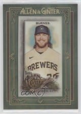 2022 Topps Allen & Ginter Framed Mini Cloth Corbin Burnes #31 card