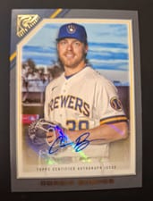 2022 Topps Gallery Veteran Autographs Corbin Burnes #VA-CB card