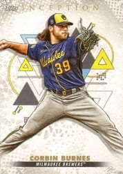2022 Topps Inception Base Set Corbin Burnes #54 card