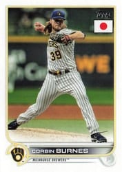 2022 Topps Japan Edition Base Set Corbin Burnes #197 card