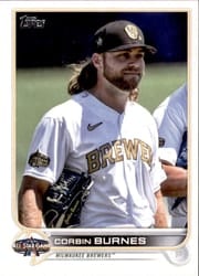 2022 Topps Update 2022 MLB All-Stars Corbin Burnes #ASG-40 card