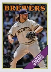 2023 Topps 1988 Topps Baseball (Series 1) Corbin Burnes #T88-38 card