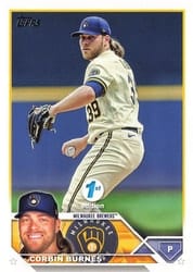 2023 Topps 1st Edition Base Set Corbin Burnes #225 card