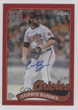 2024 Topps Chrome Update 1989 Topps Baseball Autographs Corbin Burnes #89CA-CB card