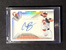 2025 Topps Pristine Personal Endorsements Autographs Corbin Burnes #PPEA-CB card