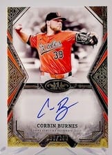 2025 Topps Tier One Talent Autographs Corbin Burnes #TOTA-CB card