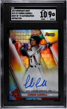 2019 Bowman's Best of 2019 Autographs Corbin Carroll Refractor #B19-CC card